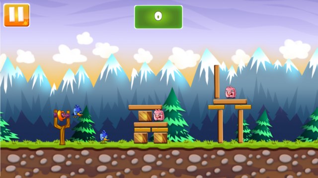 Crazy Birds 2 Gameplay screenshot