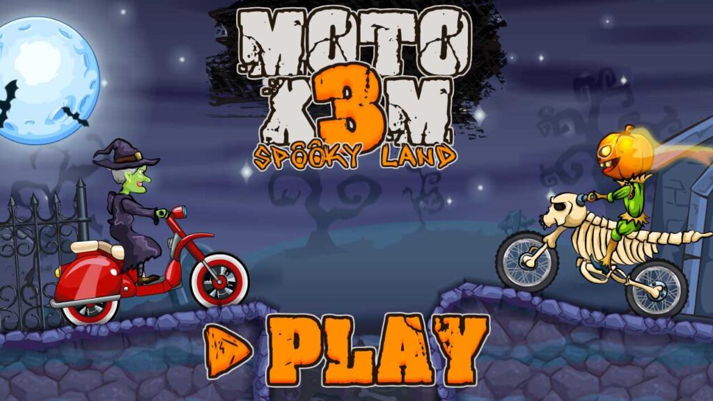 Moto X3M Spooky Land