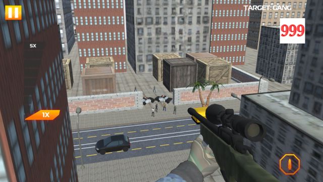 Gameplay Screenshot in Sniper 3D - Gang Mission