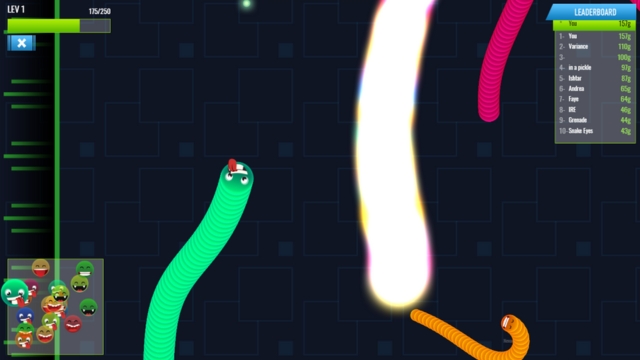 Happy Snakes Gameplay Screenshot