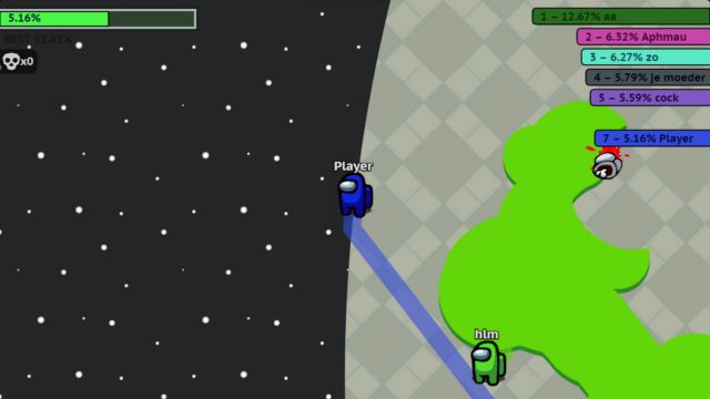 Amogus.io Gameplay Screenshot