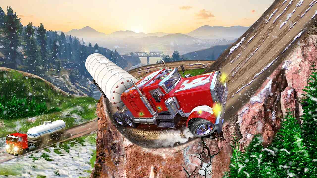 Semi Truck Snow Simulator - Unblocked Games 999